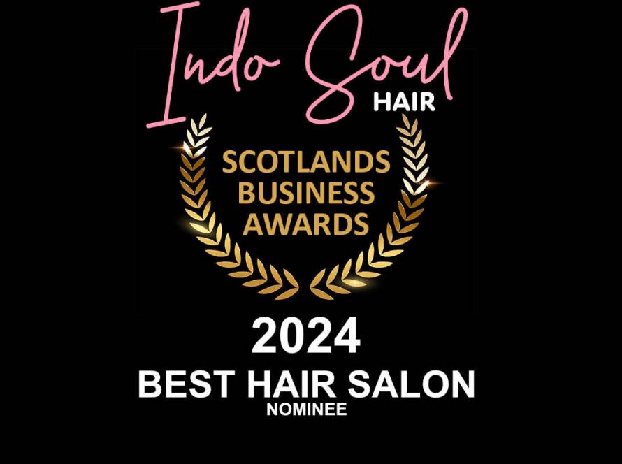 Indo Soul Hair Best Hair Salon Edinburgh category Business Award. Best hairdresser in Leith