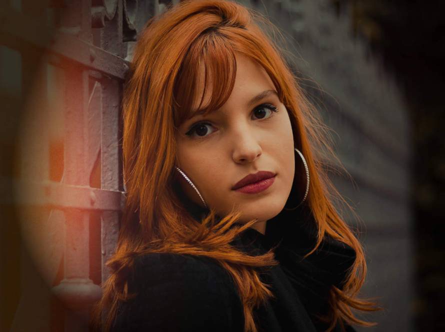 Autumn hair care at Edinburgh Hairdresser, Indo Soul Hair, Leith walk. Red Haired model